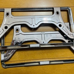 スズキ 純正 ナンバーフレーム 中古 前後セット SUZUKIの画像