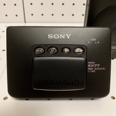 昭和レトロSONYカセットウォークマン2台SET現状品、ジャンク品扱い、修理用、部品取り用にお使い下さい！レア品今では希少品の画像