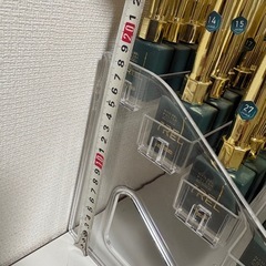 アクリル収納ラック 7段 ネイル/コスメ収納 クリアタイプの画像