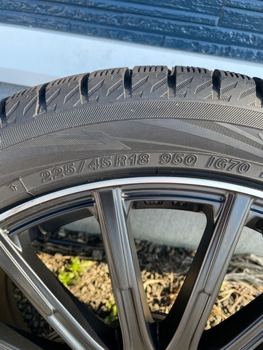 222/45R18 スタッドレスIG70 ホイールセット