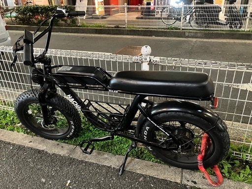 電動アシスト付き自転車、20インチファットタイヤ