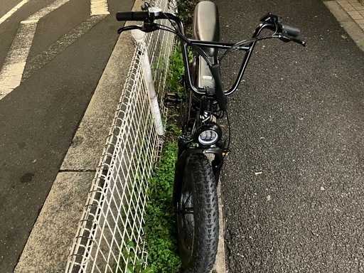 電動アシスト付き自転車、20インチファットタイヤ