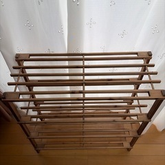 マルチフリー＆シューズラック（ブラウン）の画像