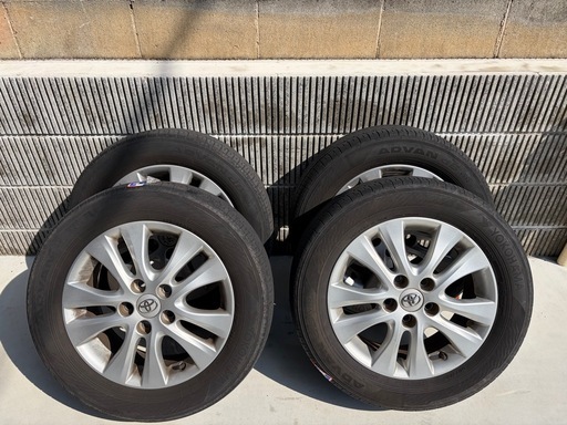 70系ノア純正アルミホイール 205/60R16タイヤセット
