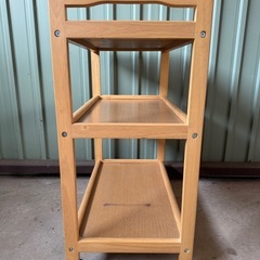 木製ワゴンの画像