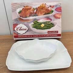 （豊中市・伊丹市 市民限定）サーブ用磁器皿セット（豊中市伊丹市クリーンランド・リユース品）管理番号260402の画像