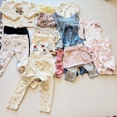 【全24点】春夏秋冬2歳まで女の子服の画像