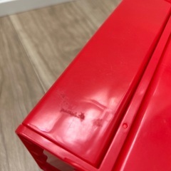 トミカ　赤　おかたづけコンボイの画像