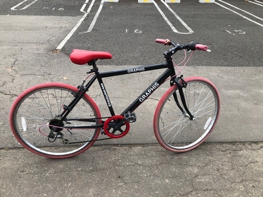 防犯登録解除済み 26インチ クロスバイク  自転車