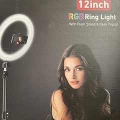 リングライト 配信 YouTube 撮影 ライト 照明 12インチ の画像