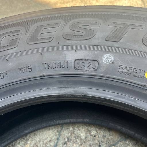 【新車外し】ジムニー シエラ ノマド タイヤ 5本セット 195/80R15 ブリヂストン DUELER H/L 852 2025年製
