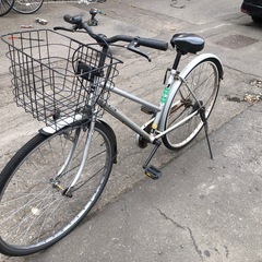 防犯登録解除済み 27インチ ライト付き　自転車の画像