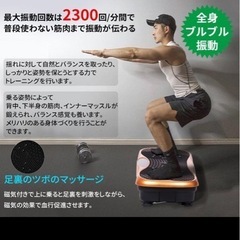 バランスウェーブ振動マシーン♩ダイエット乗るだけ簡単筋トレ運動エクササイズの画像