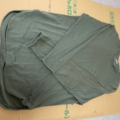 メンズ　ブランド　ロンT モスグリーンの画像