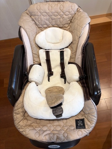 ⭐︎電動ハイローチェア　ネムリラAUTO SWING ダッコプラスエッグショック　ミルクティ ⭐︎ テーブル、収納BOX付き