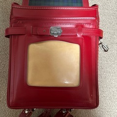 ランドセル　赤　うさぎのマーク　コードバン　大隈カバン店　本革の画像