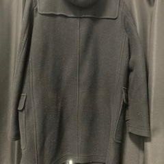 UNIQLO ロングダッフルコート　ネイビーLサイズの画像