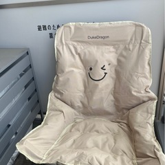 折りたたみ椅子2点セットの画像