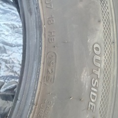 215 60 17 ほぼ新品。2本の画像