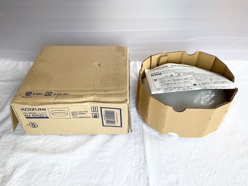 未使用品 コイズミ照明 防雨防湿型LEDシーリングライト AU40422L