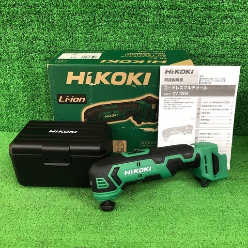 【店頭お渡し限定】(26-4-1)HiKOKI　10.8V　コードレスマルチツール　CV12DA(NN)