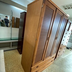 木製タンス＊洋服かけ　の画像