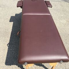 JM20956S)BTM マッサージベッド マッサージ台 エステベッド 折りたたみベッド  簡単組み立て 軽量 コンパクト 中古品【取りに来られる方限定】の画像