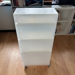 無印良品　収納ストッカー キャスター付の画像