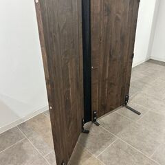 ★木製 パーテーション ★ダークブラウン、ナチュラルインテリアにも合います♪ の画像