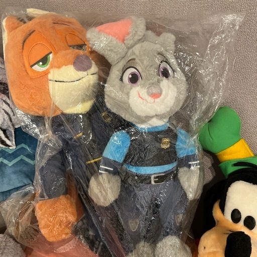 ズートピアぬいぐるみセット、ディズニーのぬいぐるみ