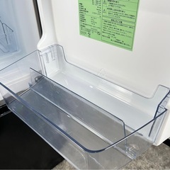 YAMADA REFAGE ヤマダ電機 2ドア冷蔵庫 ノンフロン冷凍冷蔵庫 YRZ-F15MK 159L ブラック 新生活応援 格安家電 激安の画像