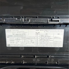 全自動電気洗濯機 RORO ヤマダ電機 ブラック　5.5kg 95L YWM-T55LKの画像