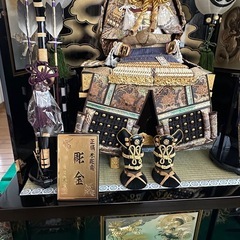 五月人形　鎧飾り  ▪️サイズ119✖️90✖️59cmの画像