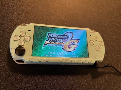 PSP-2000 ミントグリーン モンハン2ndGセット