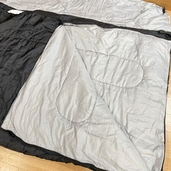 【e80二人用シェルフ】ohuhu 寝袋 枕付の画像