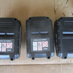 中華製　中古バッテリ　マキタ１８Ｖ互換　注意：一部バッテリ素人交換品の画像