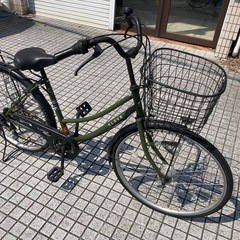 【26インチ自転車】外装6段変速、LEDオートライト付　リヤタイヤ新品❗️若林自転車　膳所店　SALE中❗️の画像