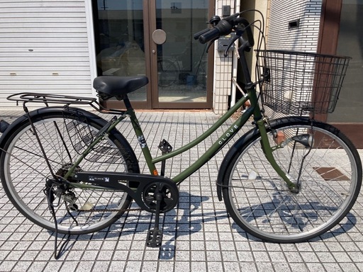 【26インチ自転車】外装6段変速、LEDオートライト付　リヤタイヤ新品❗️若林自転車　膳所店　SALE中❗️