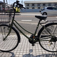 【26インチ自転車】外装6段変速、LEDオートライト付　リヤタイヤ新品❗️若林自転車　膳所店　SALE中❗️の画像