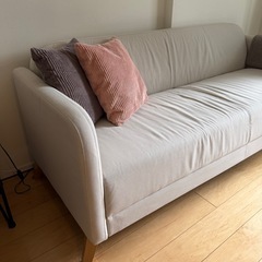 IKEA LINANÄS 3人掛けソファ（Vissle ベージュ）
の画像