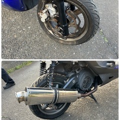 軽整備済み‼️ シグナスx 3型　カスタム　青　配送可能　現車確認可能の画像