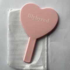 ミラー 鏡 ピンク lilybyred ハート 手鏡の画像