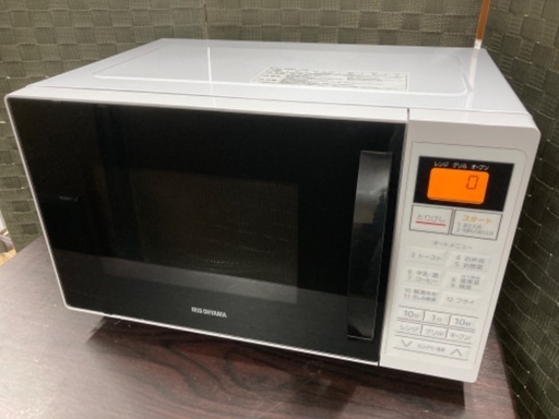 【極美品‼︎】◆アイリスオーヤマ オーブンレンジ MO-T1604-W 2021年製