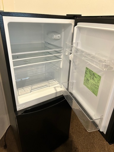 美品】アイリスオーヤマ 冷蔵庫 142L 2020年製 ブラック (EMR) 餅原の 