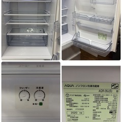 【🐤買取市場 6ヶ月保証 ジモティー限定価格】R720 ☀️ AQUA ❘ アクア 4ドア冷蔵庫 (355L・右開き）AQR-36J ⭐動作確認済⭐クリーニング済の画像