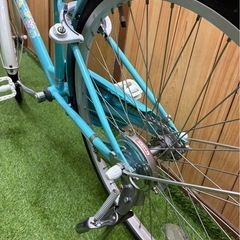 ブリヂストン エコパル 24インチ 子供用自転車 美品 水色 女の子 人気モデル の画像
