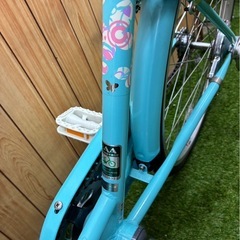 ブリヂストン エコパル 24インチ 子供用自転車 美品 水色 女の子 人気モデル の画像