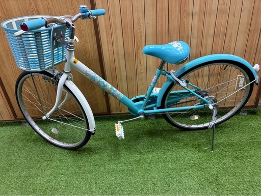 ブリヂストン エコパル 24インチ 子供用自転車 美品 水色 女の子 人気 