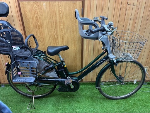 ヤマハ PAS CITY-M 電動自転車 26インチ 子乗せ 前後シート付 内装3段 
