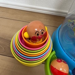 アンパンマンおもちゃ　くるくる　お風呂おもちゃの画像